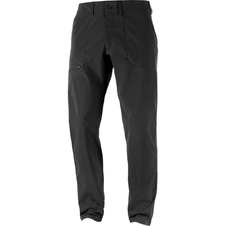 Black Salomon Wayfarer City Men's Sport Pants | IE UP5489